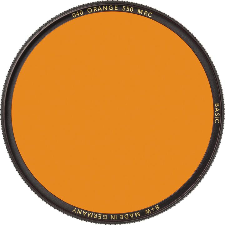 Immagine prodotto B+W 040 Filtro arancione, 550, MRC/Basic 55 mm (55 mm, Filtro nebbia nero, 550 mm)