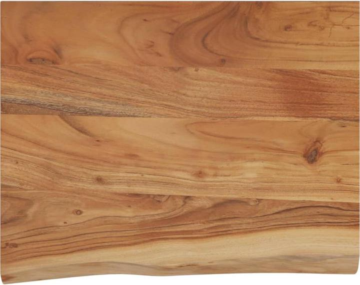 Actual product image VidaXL Wall shelf rectangular tree edge hanging shelf office shelf solid wood acacia (40 x 2.5 x 2.5 cm)