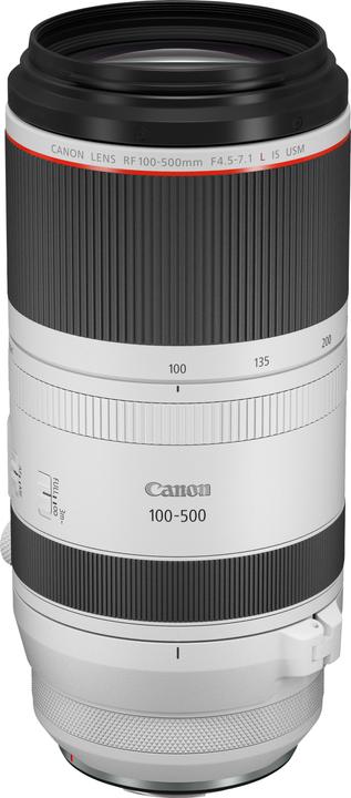 Image du produit Canon RF 100-500mm f/4.5-7.1 L IS USM - (EU) (Canon RF, Plein format)