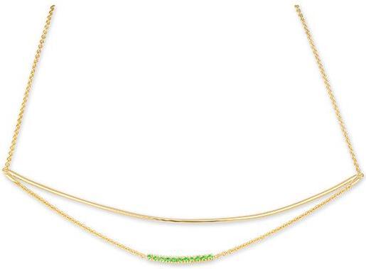 Actual product image Breuning Necklace - Tsavorite (750/18 K Gold)