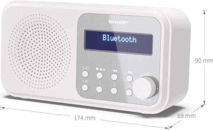 Productafbeelding Sharp DR-P420 (DAB+, DAB, FM, Bluetooth)