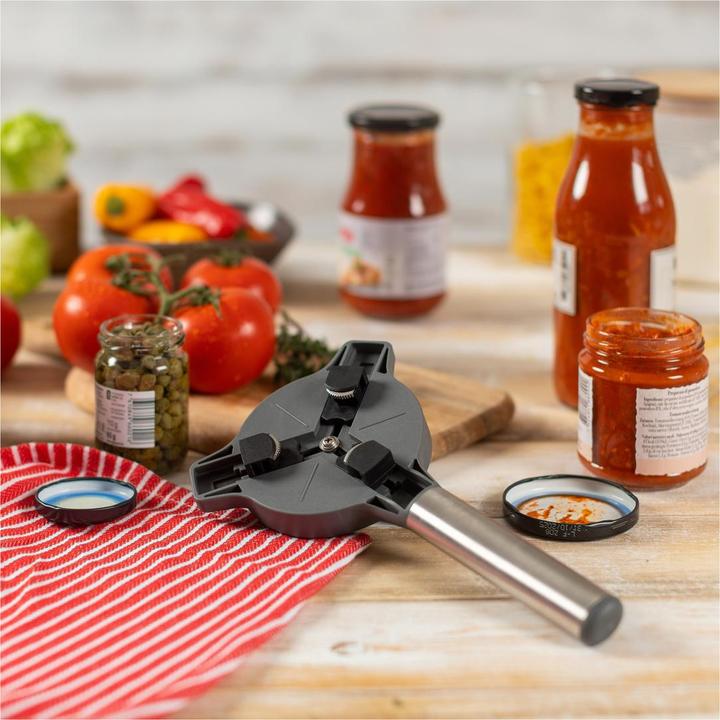 Actual product image Kuhn Rikon Deluxe Gripper lid opener grey