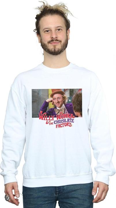 Actual product image Willy Wonka & the Chocolate Factory Mens Condescending Wonka Sweatshirt (L)