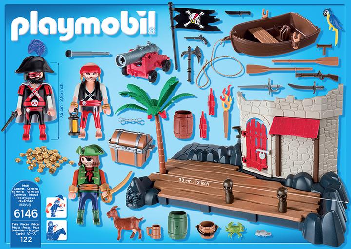 Actual product image Playmobil SuperSet Piratenfestung (6146, Playmobil Pirates)