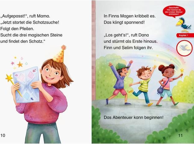 Produktbild Ravensburger Ein fantastischer Geburtstag - lesen lernen mit dem Leserabe - Erstlesebuch - Kinderbuch ab 6 (Deutsch, Maja von Vogel, Phine Wolff, 2024)