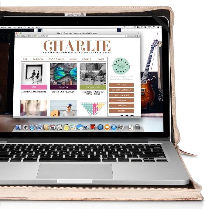 Actual product image TwelveSouth Rutledge BookBook 11" (11", Apple)