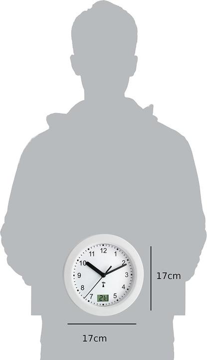 Actual product image TFA Funk-Badezimmeruhr (17 cm)