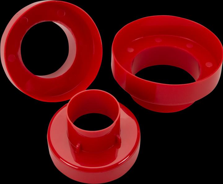 Städter Set d'emporte-pièces rond ø 8.5 / 7.5 / 6.5 / 5.5 / 4.5 / 3.5 cm rouge