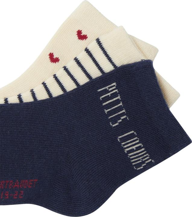 Produktbild Vertbaudet 3er-Pack Mädchen Baby Socken mit Herzen Oeko-Tex (3er Pack, 18)