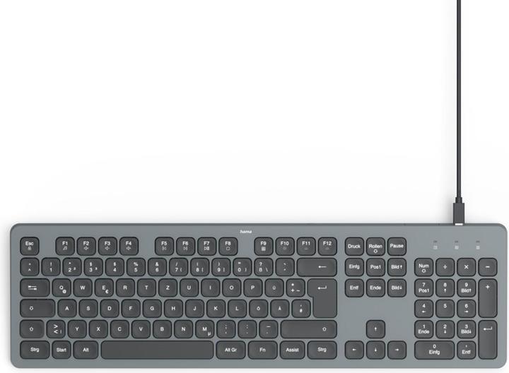 Produktbild Hama CK-400 Tastatur kabelgebunden schwarz (DE, Kabelgebunden)