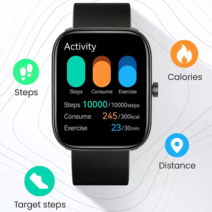 Actual product image Haylou Smart Watch GST Lite Black (19276.26 mm)