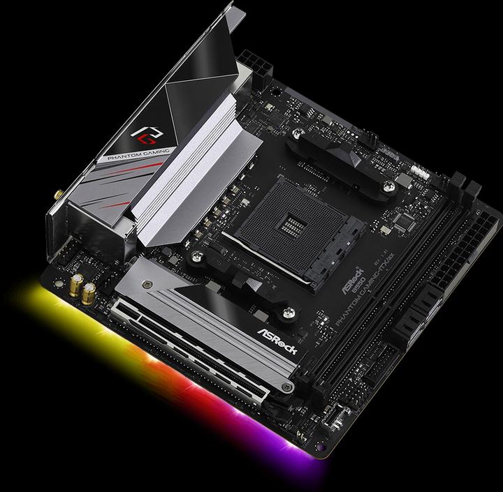 Actual product image AsRock B550 Phantom Gaming ITX (AM4, AMD B550, Mini-ITX)