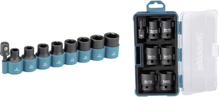 Image du produit Makita Jeu de clés à douille (6 mm, 12 mm, 10 mm, 7 mm, 11 mm, 8 mm, 13 mm)
