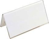 Actual product image Durable Acrylic nameplates with combination clip