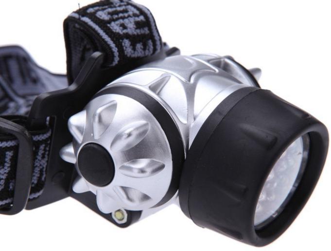 Actual product image PhoneLook Lamp frontale waterproof 21 LED 4 modes d'éclairage