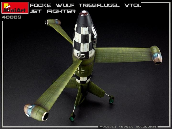 Actual product image Mini art Focke Wulf Triebflugel (VTOL) Jet Fighter