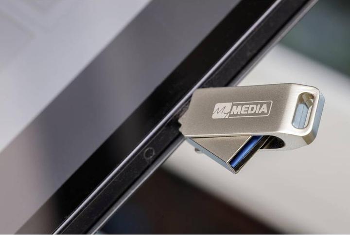 Immagine prodotto MyMedia Chiavetta USB 3.2 OTG 16GB, Tipo A-C, My Dual, argento (16 GB, USB 3.2, USB-A, USB-C)