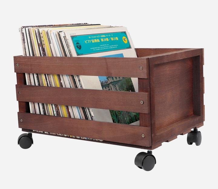 Image du produit Retro Musique Boîte de rangement jusqu'à 100 albums