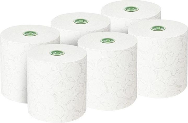 Actual product image Kimberly-Clark Kleenex paper towel rolls 1-ply white (6 x)