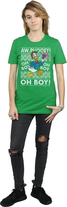 Immagine prodotto Disney Donald Duck Christmas Fair Isle Maglietta Ampia Donna (S)