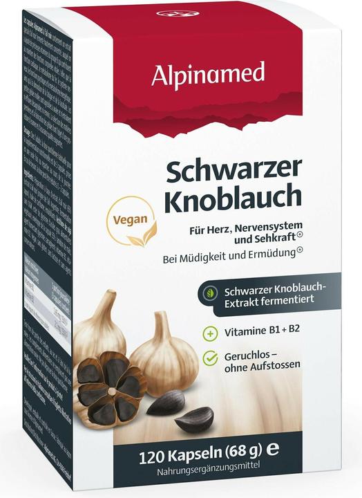 Alpinamed Schwarzer Knoblauch (120 Stück, Kapseln, 103 g)