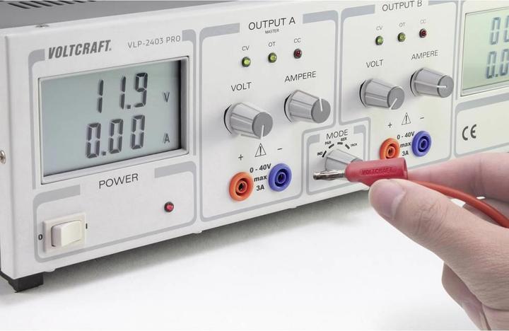 Actual product image Voltcraft Highly flexible test lead (Lame