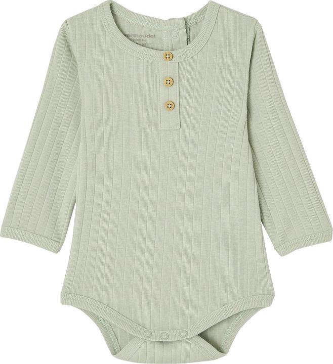 Actual product image Vertbaudet Bio-Kollektion: Baby-Set aus Langarmbody, Leggings & Halstuch (68)