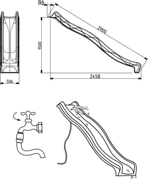 Immagine prodotto KBT SCIVOLO 2,90 M VERDE