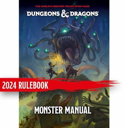 Immagine prodotto Wizards of the Coast Manuale dei mostri del gioco di ruolo di Dungeons & Dragons 2024 inglese (Inglese)