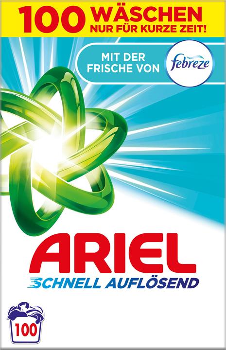 Actual product image Ariel Febreze (100 Washing cycles, Powder)