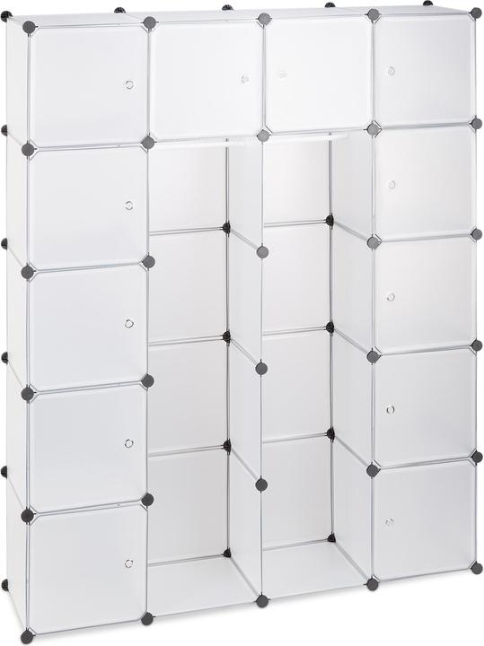 Actual product image Relaxdays Plug-In Wardrobe System (145 x 36.5 x 180 cm)