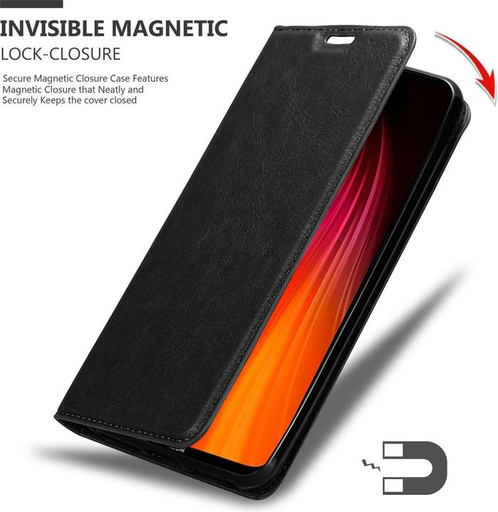 Productafbeelding Cadorabo Boek Onzichtbare Magneethoes (Xiaomi Redmi Note 8)