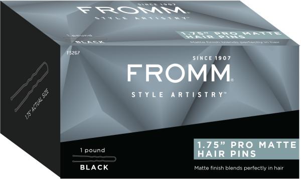 Image du produit Fromm Pinces à cheveux Noir 44 mm 800 pcs. (800 pcs)