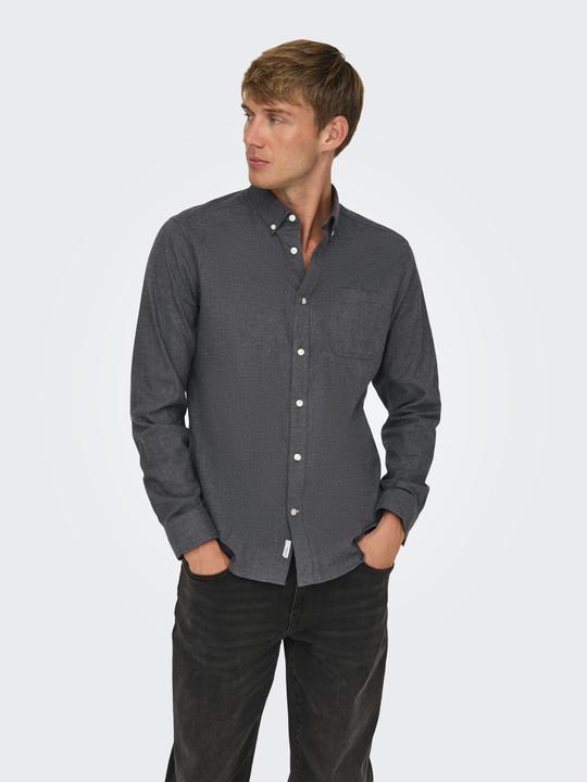 Actual product image Only & Sons Onsroad Life Reg Melange Ls Shirt Noos (XS)