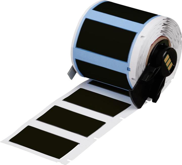 Image du produit Brady M6-500-175-342-BK, Manchon Permas, polyoléfine thermorétractable, noir, 44.83 x 21.62 mm, pour
