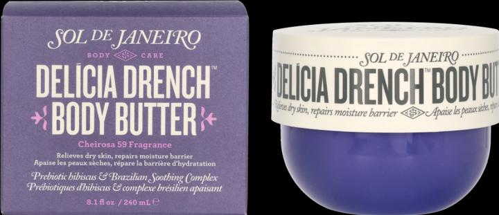Actual product image Sol de Janeiro Delicia Drench Body Butter 8.10 Ounce (Body butter, 240 ml)
