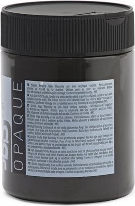 Actual product image Pebeo Studio Acrylics fine acrylic (Martian Black, 500 ml)