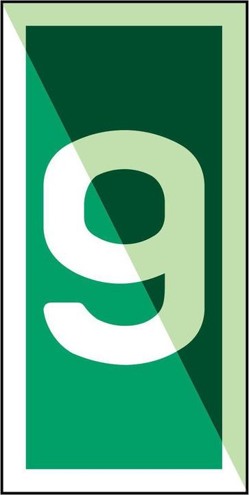 Actual product image Brady Number 9 - IMO