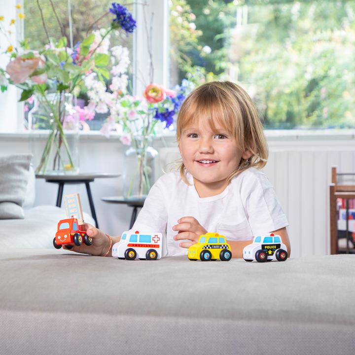 Produktbild New Classic Toys Fahrzeugset - 4 Fahrzeuge