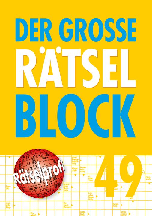 Produktbild Der grosse Rätselblock 49 (Deutsch, 2018)
