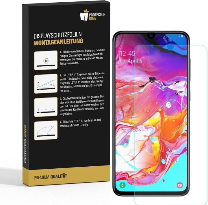 Produktbild Protectorking 6x Panzerfolie Anti-Shock matt entspiegelt (6 Stück, Samsung Galaxy A70)
