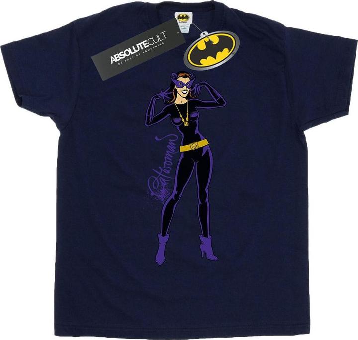 Image du produit - T-shirt CATWOMAN HAPPY POSE - Garçon (152, 158)