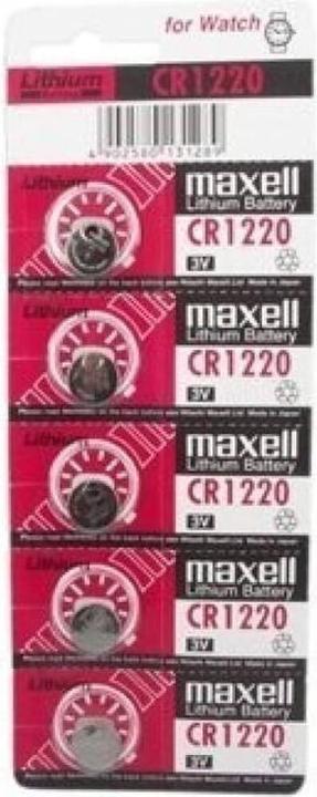 Productafbeelding Maxell BATTERIJ LITIO CR1220 3V BLISTER * 5 (5 Pcs., CR1220, 36 mAh)