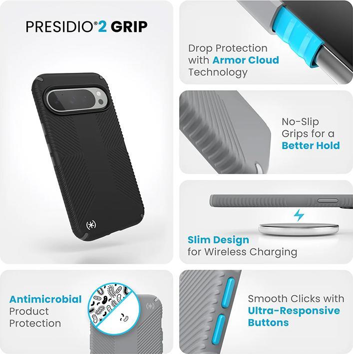 Image du produit speck Presidio2 Grip - Étui pour Google Pixel 9 / Google Pixel 9 Pro (Noir) (Google Pixel)