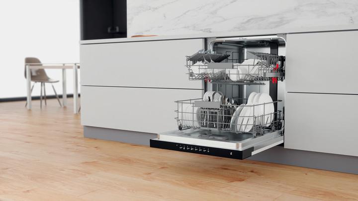 Actual product image Whirlpool WBC3C26B Dishwasher Semi Integrated 14 place settings