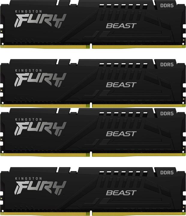 Productafbeelding Kingston FURY Beast (4 x 16GB, 5600 MHz, DDR5 RAM, DIMM 288 pin)