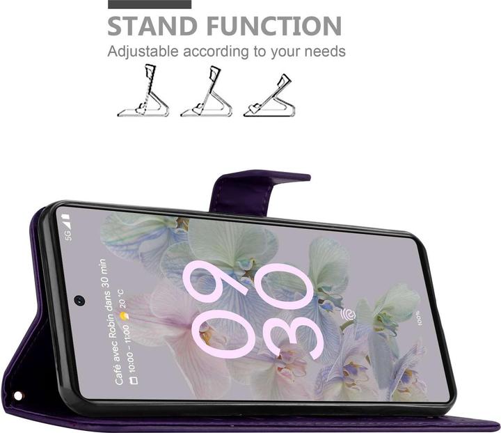 Produktbild Cadorabo Hülle für Apple iPhone 15 mit Blumen Muster (Apple iPhone 15)