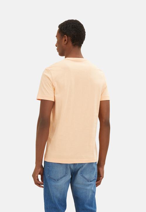 Produktbild Tom Tailor T-Shirt Gestreiftes Kurzarmshirt mit Rundhalsausschnitt und Print (XXL)