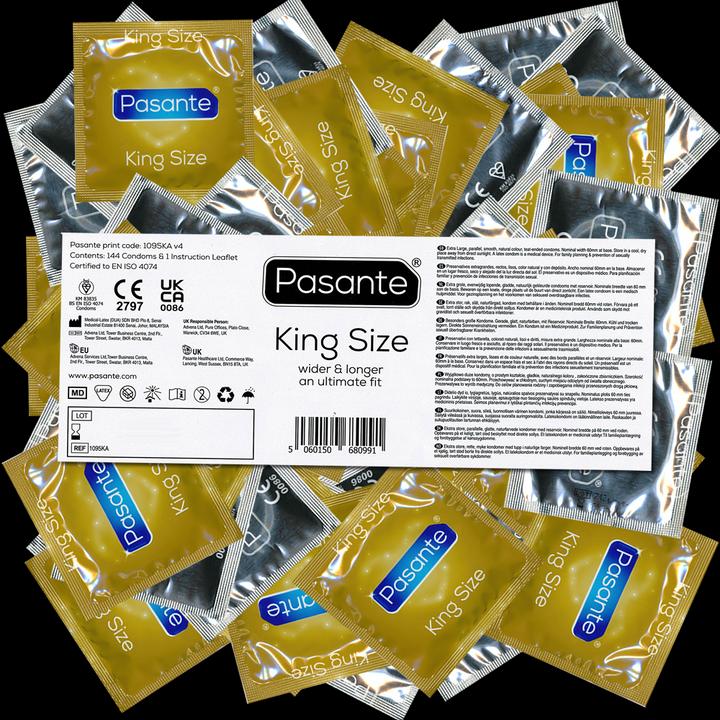 Actual product image Pasante King Size (144 pcs.)