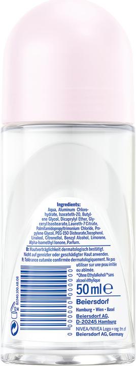 Actual product image NIVEA Black & White Invisible Clear (Roll-on, 50 ml)